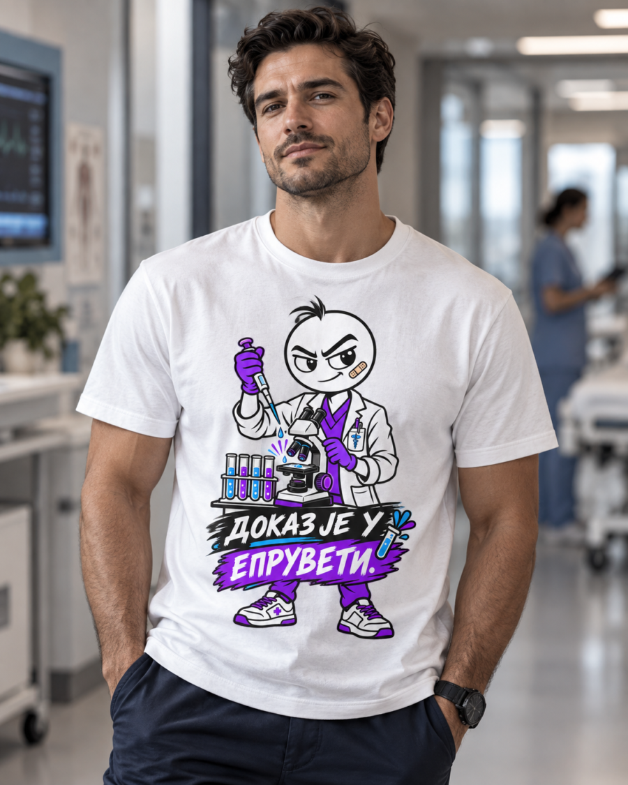 ДОКАЗ ЈЕ У ЕПРУВЕТИ — Laboratorija — model fotografija — SHIFT│DOSE™