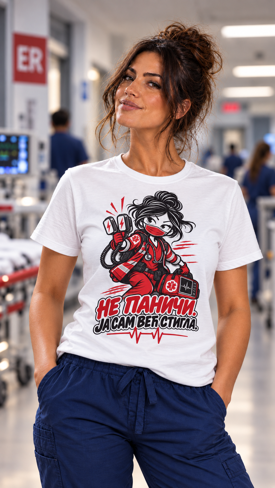 НЕ ПАНИЧИ... ЈА САМ ВЕЋ СТИГЛА. — Urgentna medicina — model fotografija — SHIFT│DOSE™